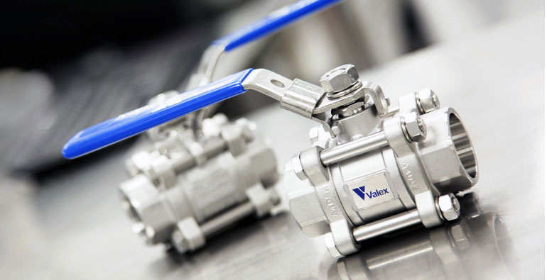 Valex Stainless Steel Process Cooling Water Ball Valves